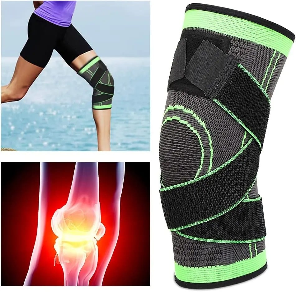 Knee Brace with Adjustable Strap Knee Support & Pain Relief for Sport Running